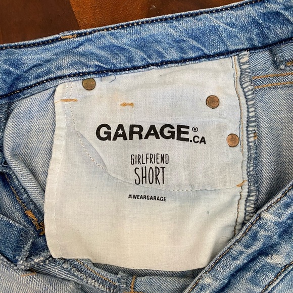 Garage Girlfriend Denim Shorts Distressed Size S - Picture 6 of 11